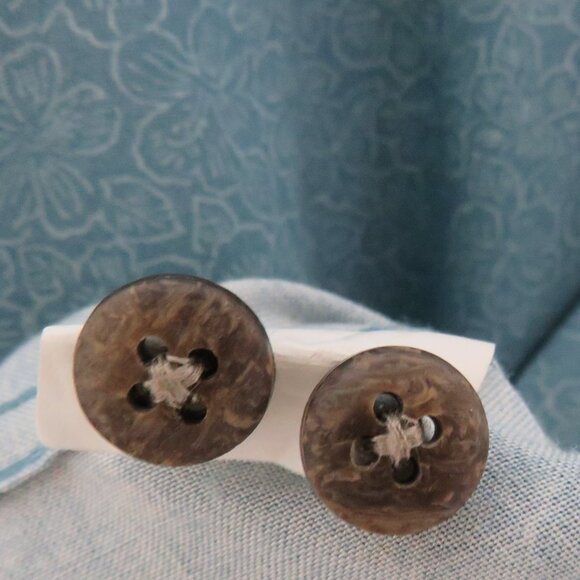 Campia*‎ Men's Short Sleeve Button Down Curved Hem Pocket Floral Shirt~ Size XL - Picture 10 of 11